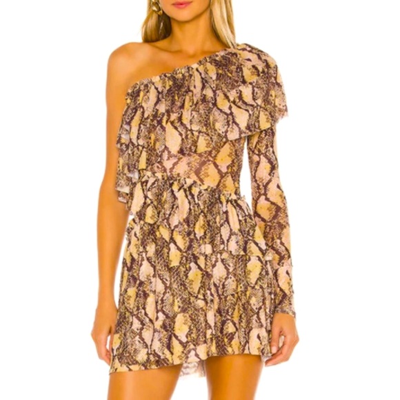 Aries one shoulder dress - Picture 1 of 6